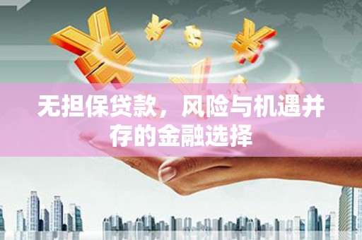 万年无担保贷款，风险与机遇并存的金融选择