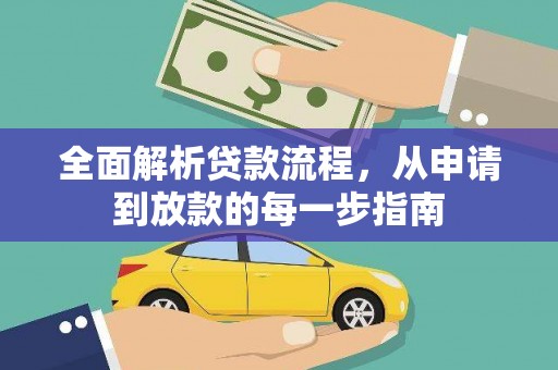 万年全面解析贷款流程，从申请到放款的每一步指南