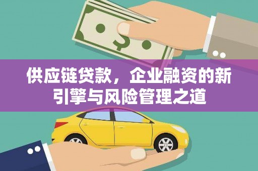 万年供应链贷款，企业融资的新引擎与风险管理之道