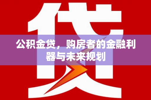 万年公积金贷，购房者的金融利器与未来规划