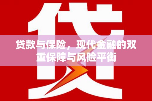 万年贷款与保险，现代金融的双重保障与风险平衡