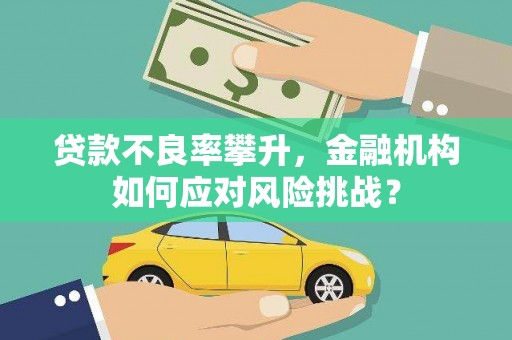 万年贷款不良率攀升，金融机构如何应对风险挑战？