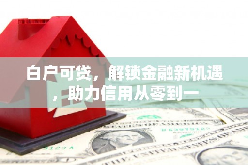 万年白户可贷，解锁金融新机遇，助力信用从零到一