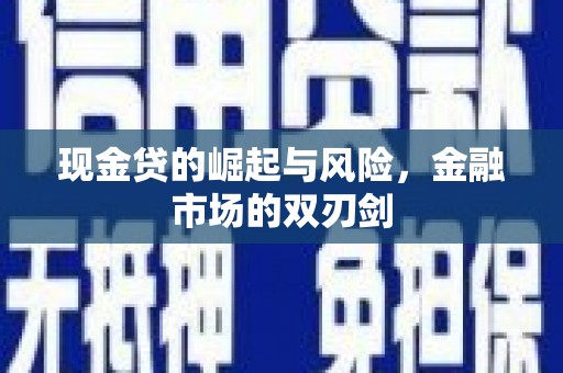 万年现金贷的崛起与风险，金融市场的双刃剑