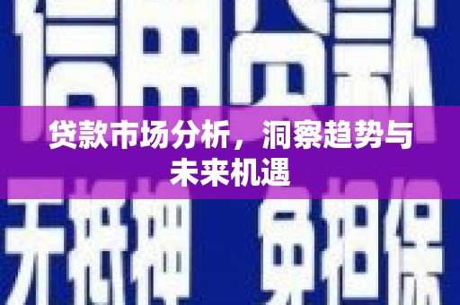 万年贷款市场分析，洞察趋势与未来机遇