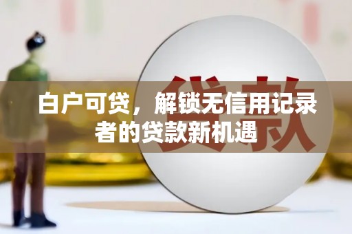 万年白户可贷，解锁无信用记录者的贷款新机遇