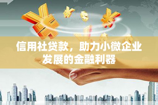 万年信用社贷款，助力小微企业发展的金融利器