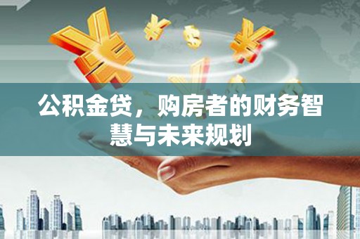 万年公积金贷，购房者的财务智慧与未来规划