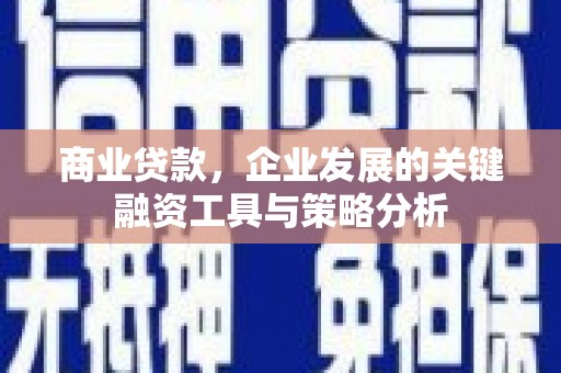 万年商业贷款，企业发展的关键融资工具与策略分析
