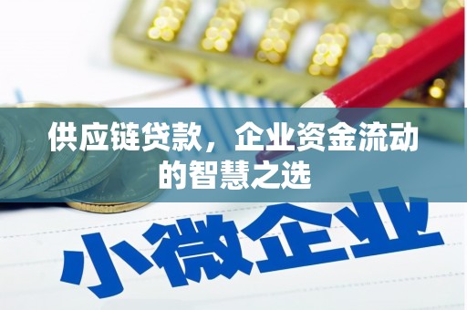 万年供应链贷款，企业资金流动的智慧之选