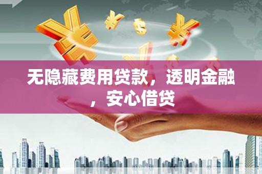 万年无隐藏费用贷款，透明金融，安心借贷