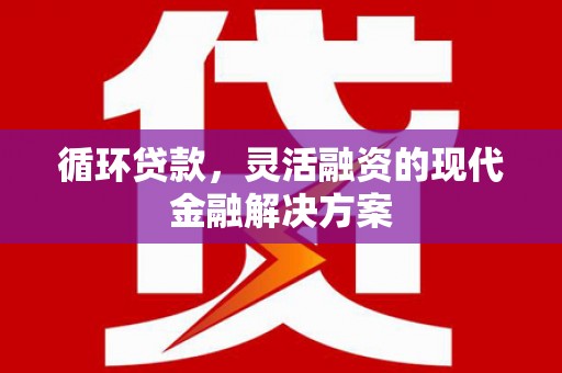 万年循环贷款，灵活融资的现代金融解决方案