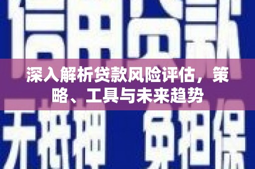 万年深入解析贷款风险评估，策略、工具与未来趋势