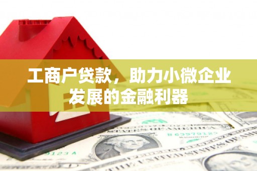 万年工商户贷款，助力小微企业发展的金融利器