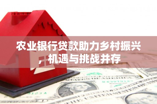 万年农业银行贷款助力乡村振兴，机遇与挑战并存