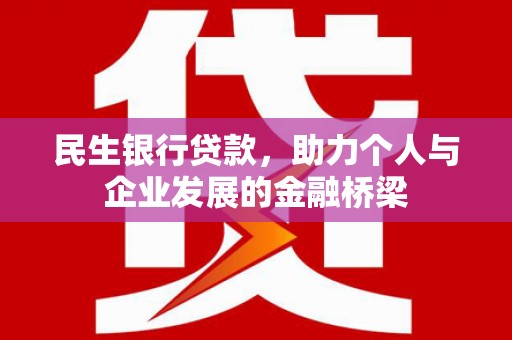 万年民生银行贷款，助力个人与企业发展的金融桥梁