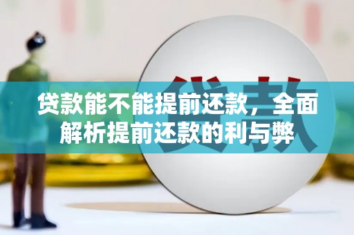 万年贷款能不能提前还款，全面解析提前还款的利与弊