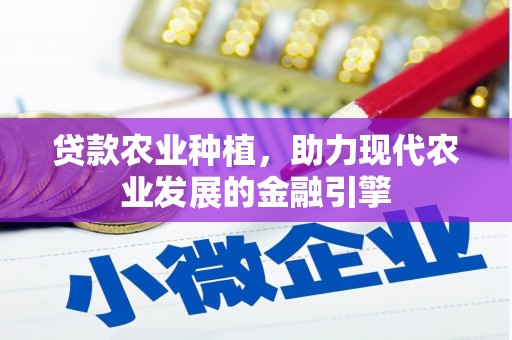 万年贷款农业种植，助力现代农业发展的金融引擎