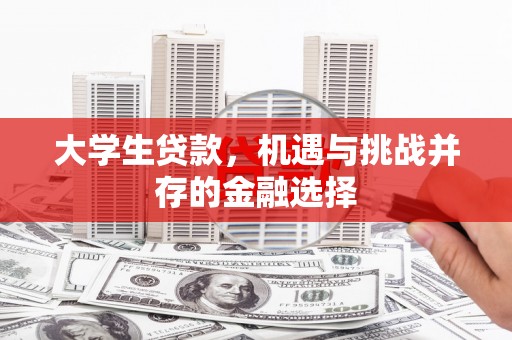万年大学生贷款，机遇与挑战并存的金融选择