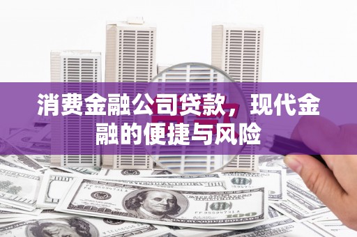 万年消费金融公司贷款，现代金融的便捷与风险