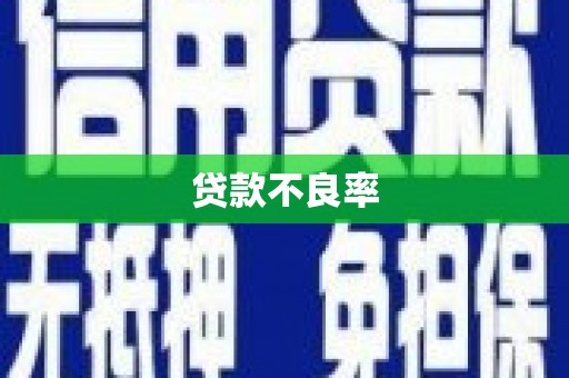 万年贷款不良率
