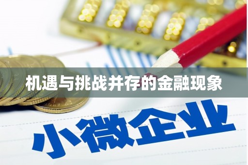 万年机遇与挑战并存的金融现象